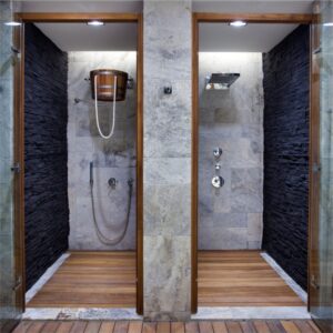 Gümüş Traverten Banyo Döşemesi